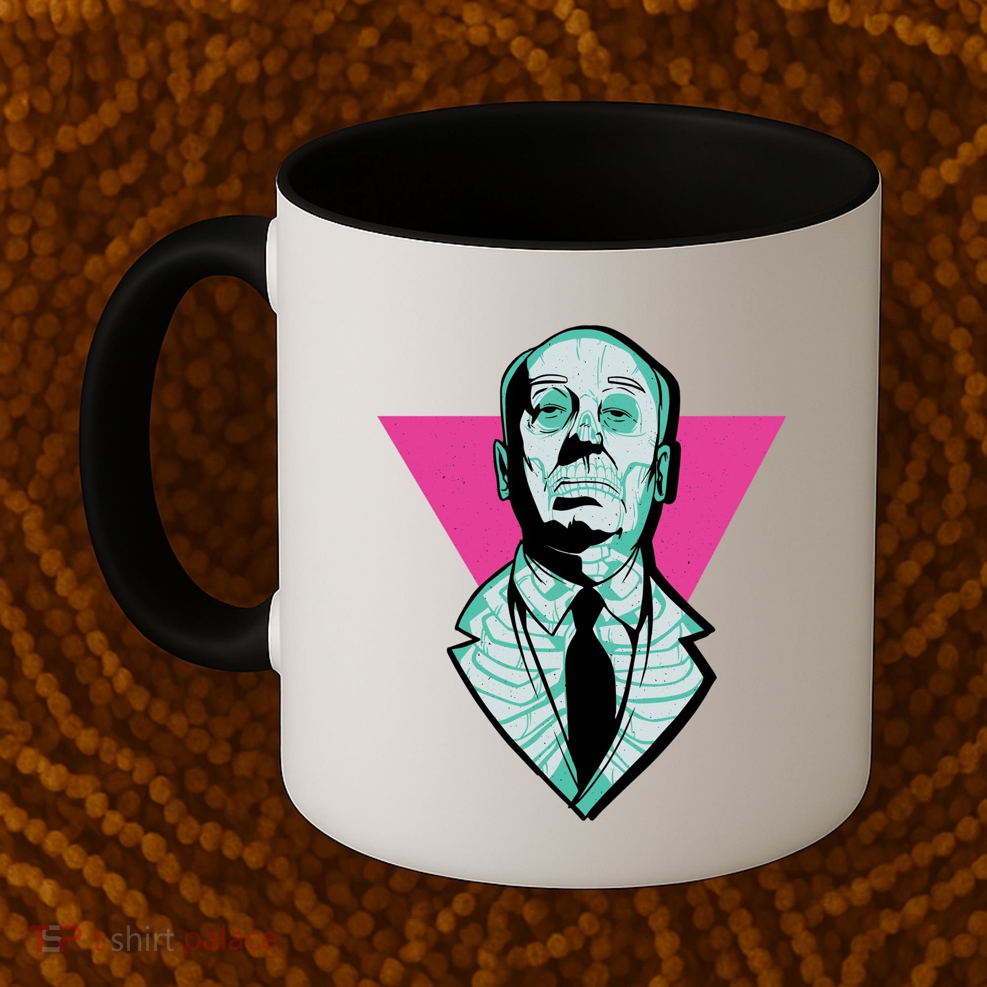 Hitchcock Neon Skull Coffee Mug