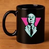 Hitchcock Neon Skull 11oz C Handle Ceramic Mug thumb 4