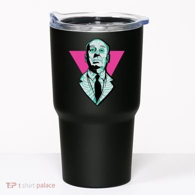 Hitchcock Neon Skull Tumbler