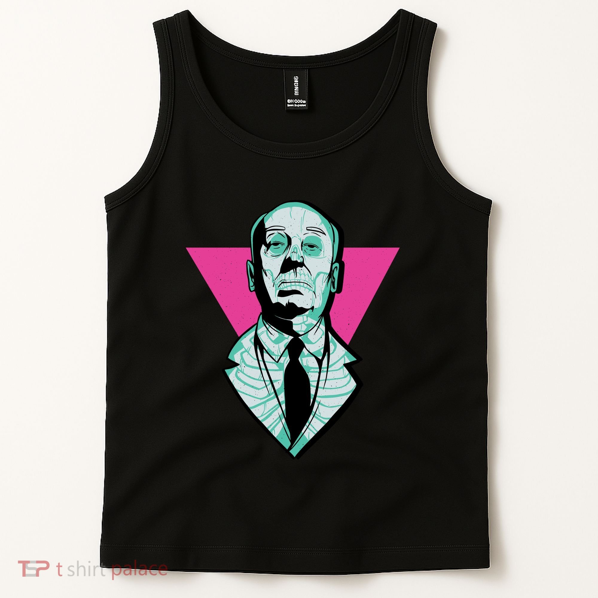 Hitchcock Neon Skull Tank Top