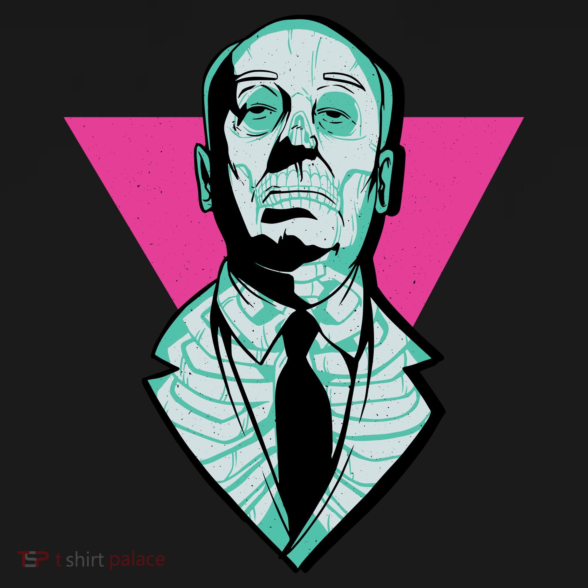 Hitchcock Neon Skull Visor