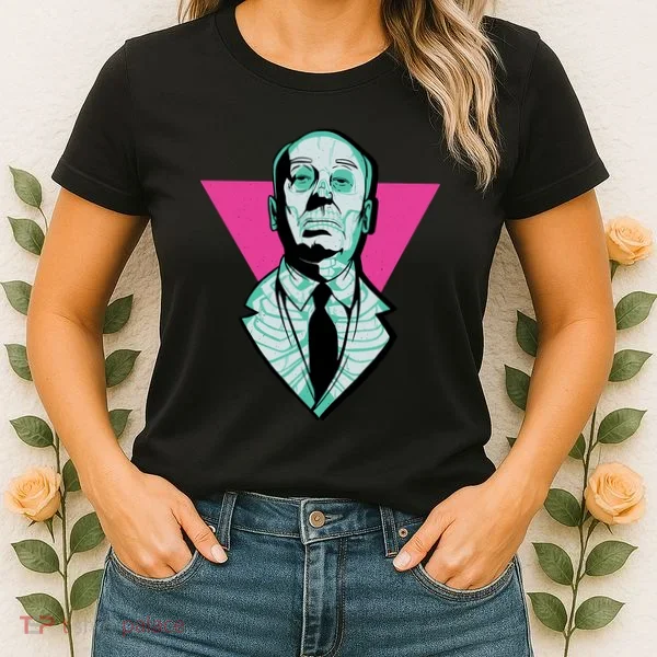 Hitchcock Neon Skull Women's T-Shirt