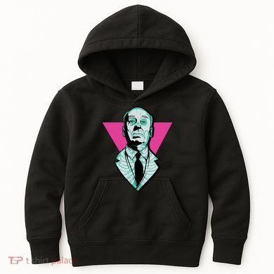 Hitchcock Neon Skull Kids Hoodie