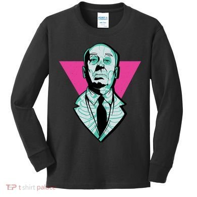 Hitchcock Neon Skull Kids Long Sleeve Shirt