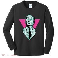 Hitchcock Neon Skull Kids Long Sleeve Shirt thumb 0