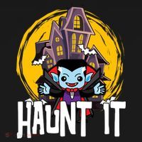 Haunt It Vampire Spooky Halloween Apron thumb 3