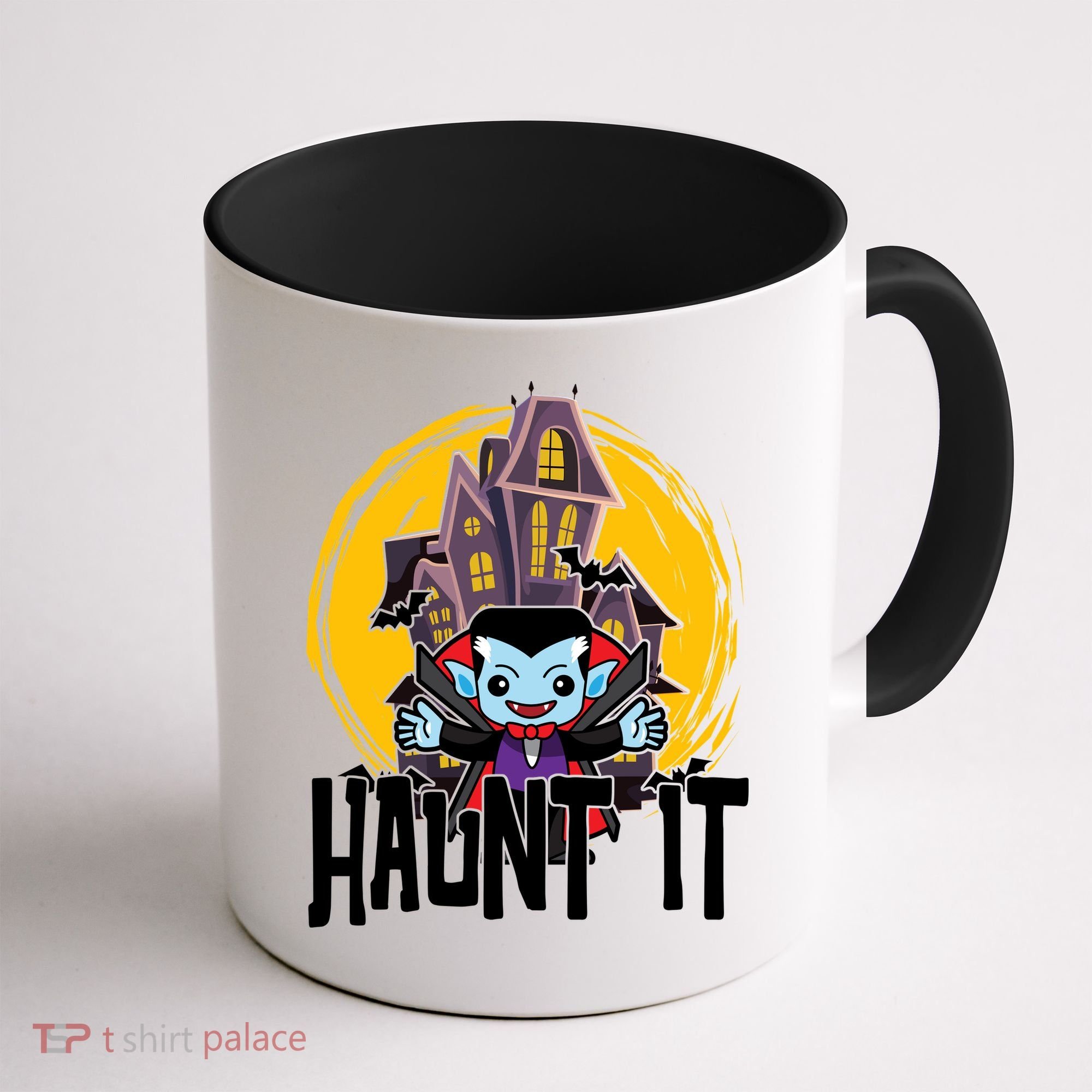 Haunt It Vampire Spooky Halloween Coffee Mug