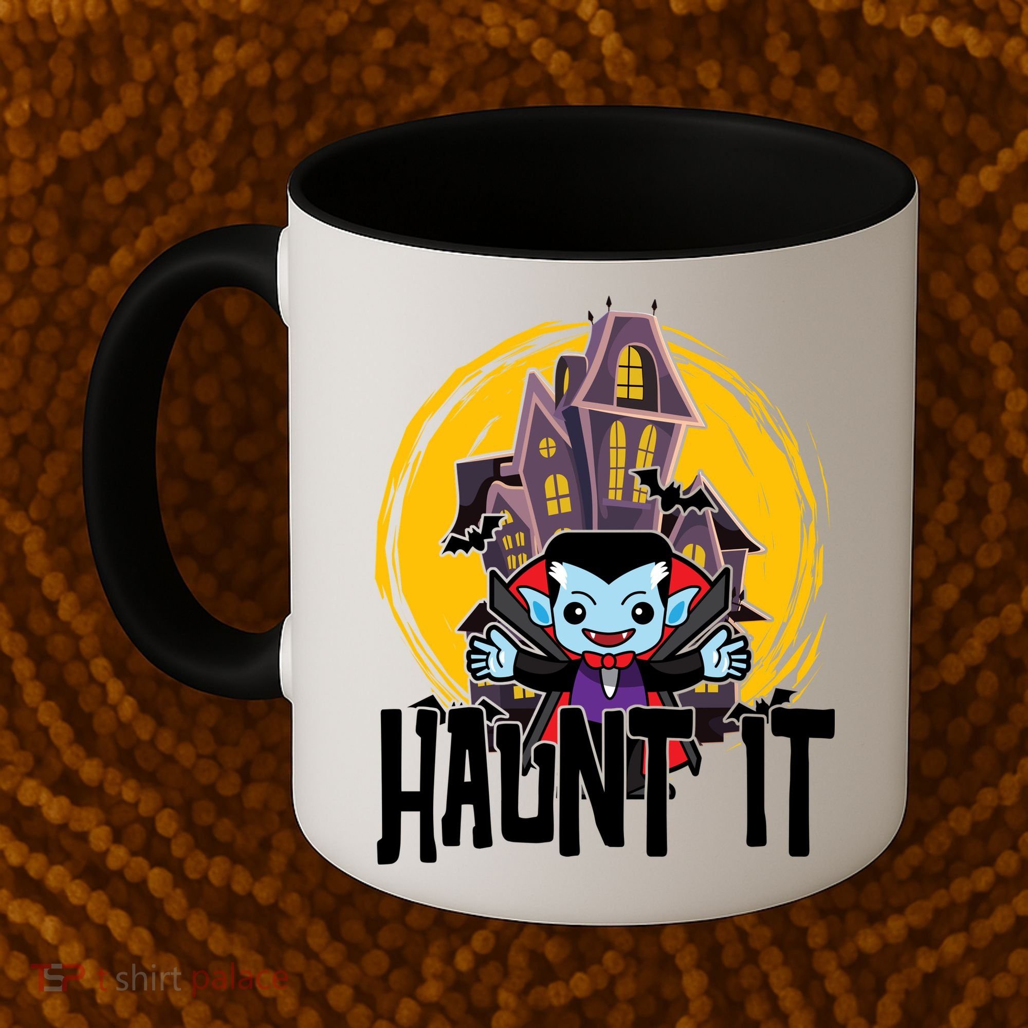 Haunt It Vampire Spooky Halloween Coffee Mug