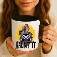 Haunt It Vampire Spooky Halloween Coffee Mug thumb 3
