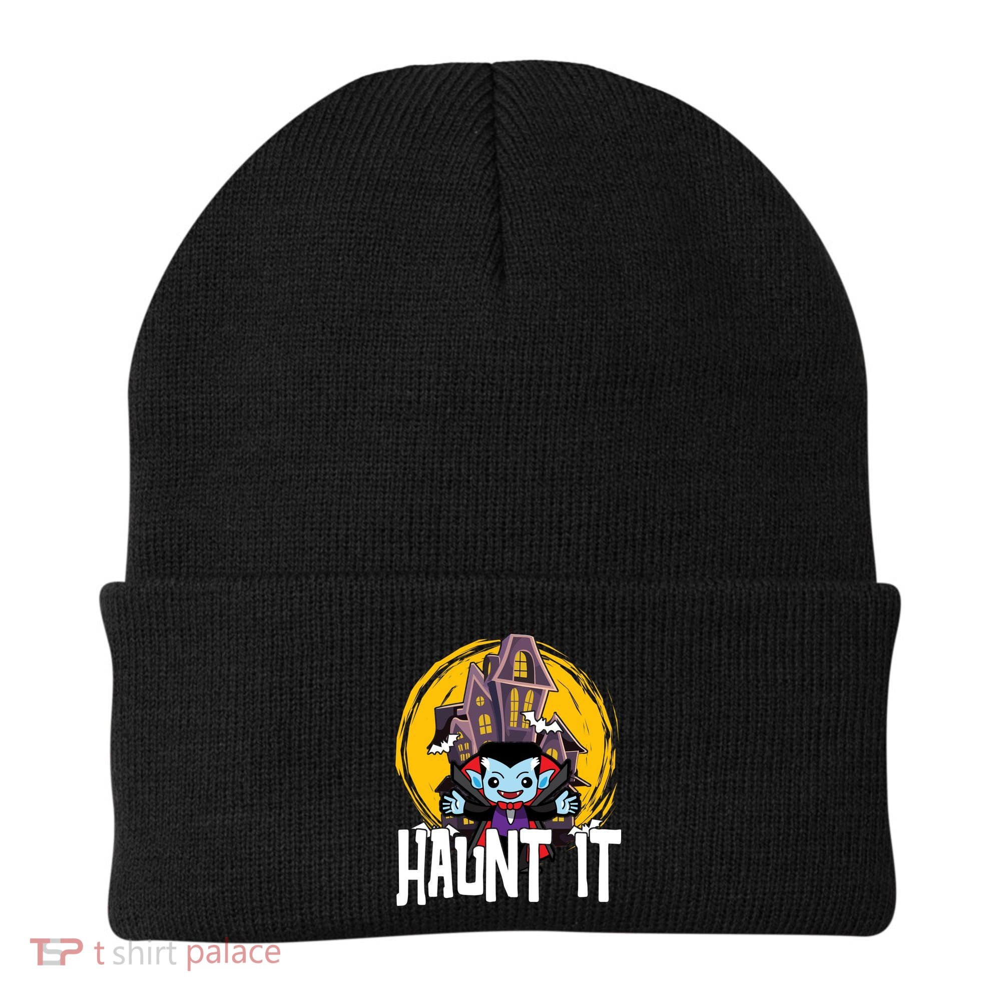 Haunt It Vampire Spooky Halloween Beanie