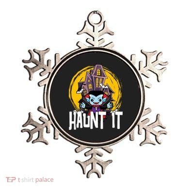 Haunt It Vampire Spooky Halloween Ornament