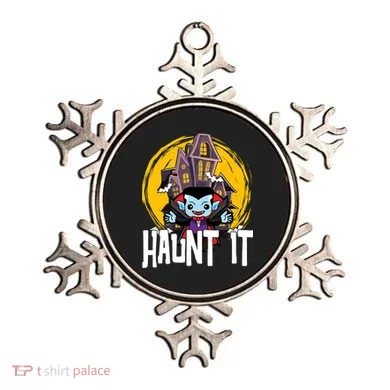 Haunt It Vampire Spooky Halloween Ornament