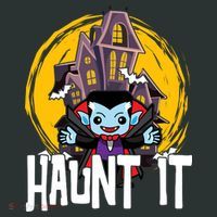 Haunt It Vampire Spooky Halloween Infant Baby Jersey Bodysuit thumb 2