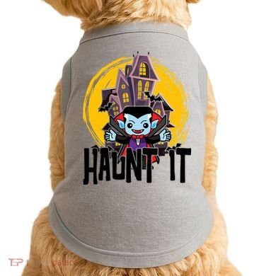 Haunt It Vampire Spooky Halloween Doggie Tank