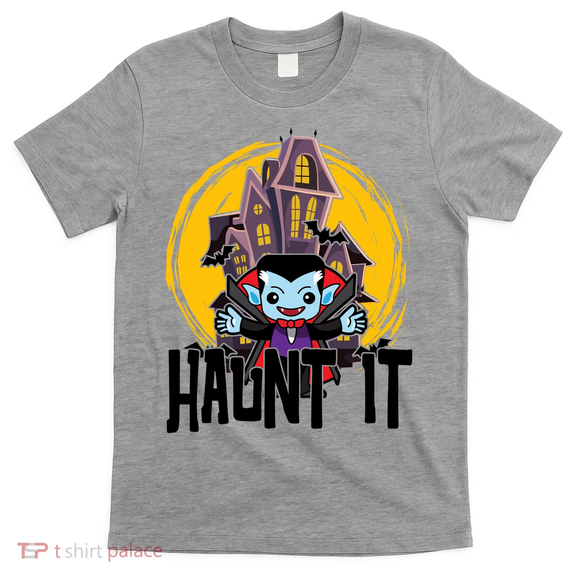 Haunt It Vampire Spooky Halloween T-Shirt