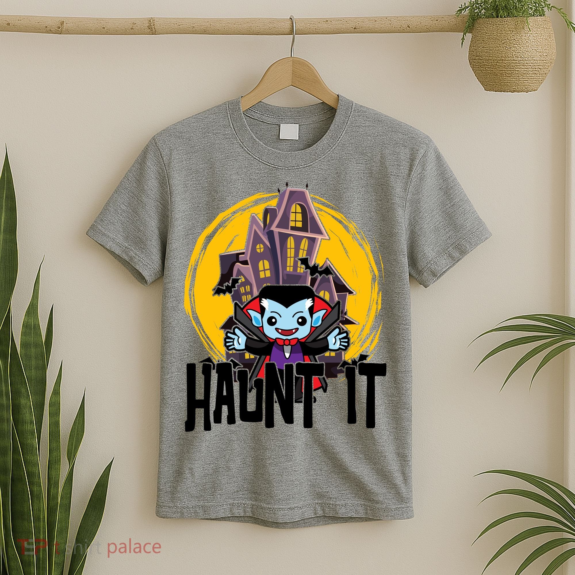 Haunt It Vampire Spooky Halloween T-Shirt