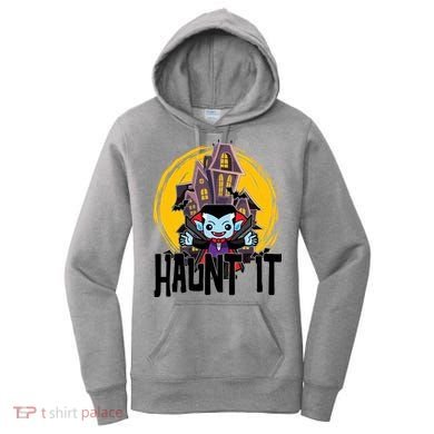 Haunt It Vampire Spooky Halloween Women's Hoodie