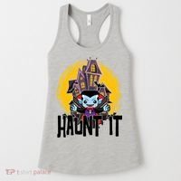 Haunt It Vampire Spooky Halloween Women's Tank Top thumb 0