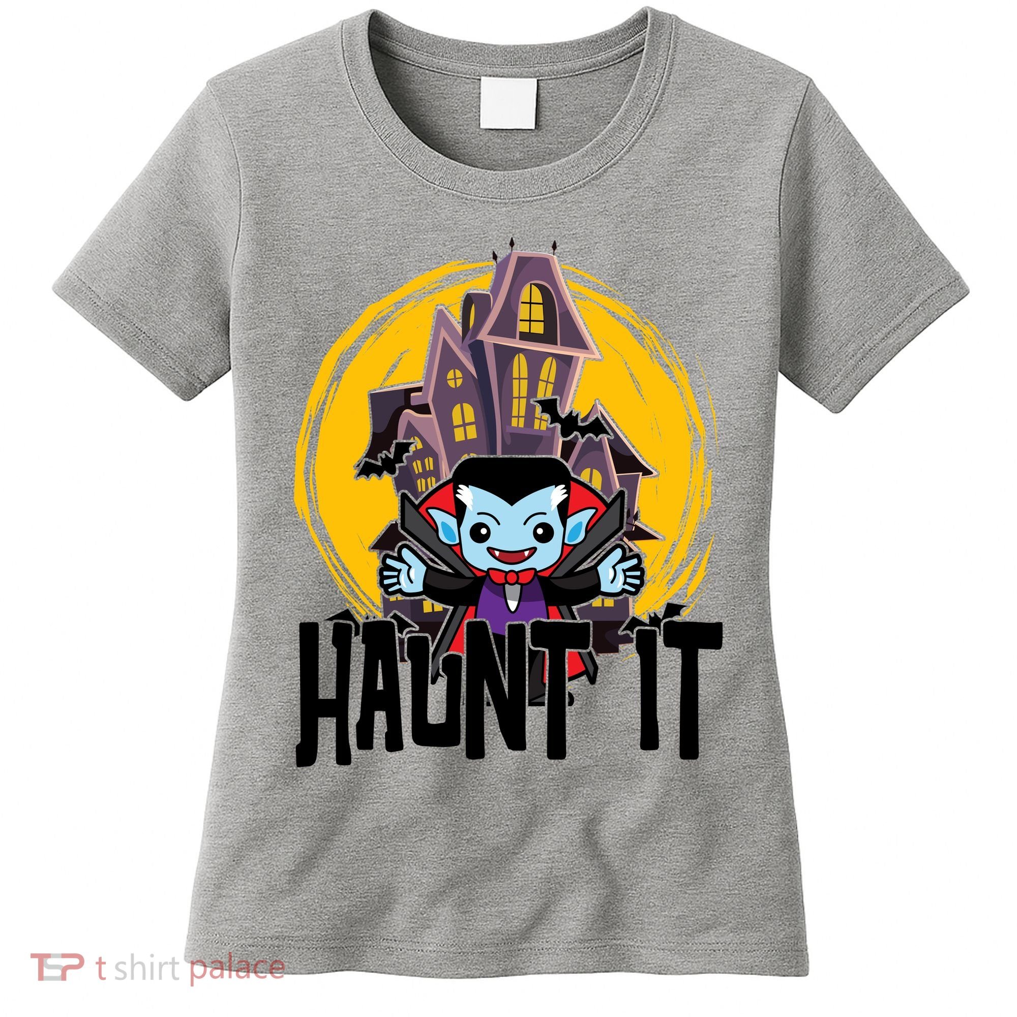 Haunt It Vampire Spooky Halloween Women's T-Shirt