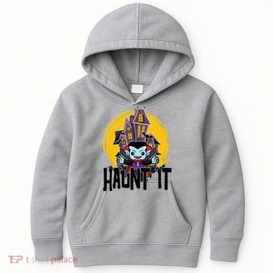 Haunt It Vampire Spooky Halloween Kids Hoodie