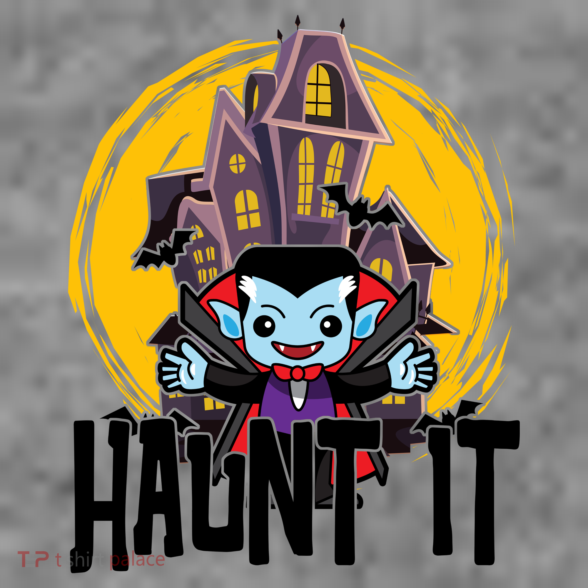 Haunt It Vampire Spooky Halloween Kids T-Shirt