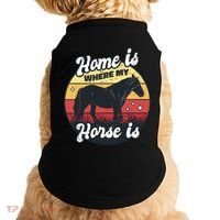 Home Is Where My Horse Is Doggie Tank thumb 0