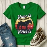 Home Is Where My Horse Is Women's T-Shirt thumb 3
