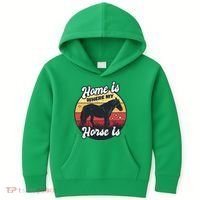 Home Is Where My Horse Is Kids Hoodie thumb 0
