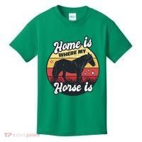 Home Is Where My Horse Is Kids T-Shirt thumb 0
