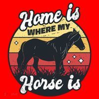 Home Is Where My Horse Is Santa Hat thumb 1
