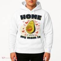 Home Is Where My Mom Is Pregnant Avocado Hoodie thumb 2