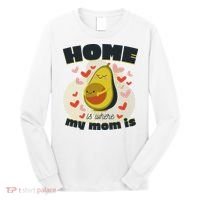 Home Is Where My Mom Is Pregnant Avocado Long Sleeve Shirt thumb 0