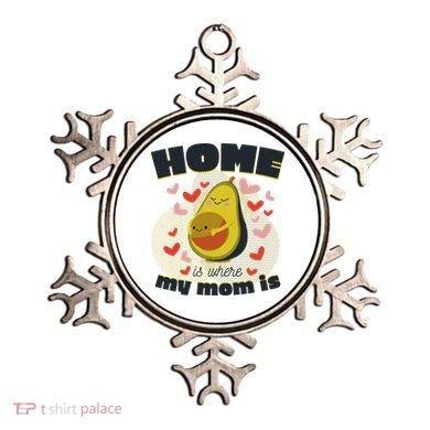 Home Is Where My Mom Is Pregnant Avocado Ornament