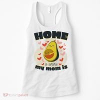Home Is Where My Mom Is Pregnant Avocado Women's Tank Top thumb 0