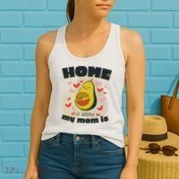 Home Is Where My Mom Is Pregnant Avocado Women's Tank Top thumb 2
