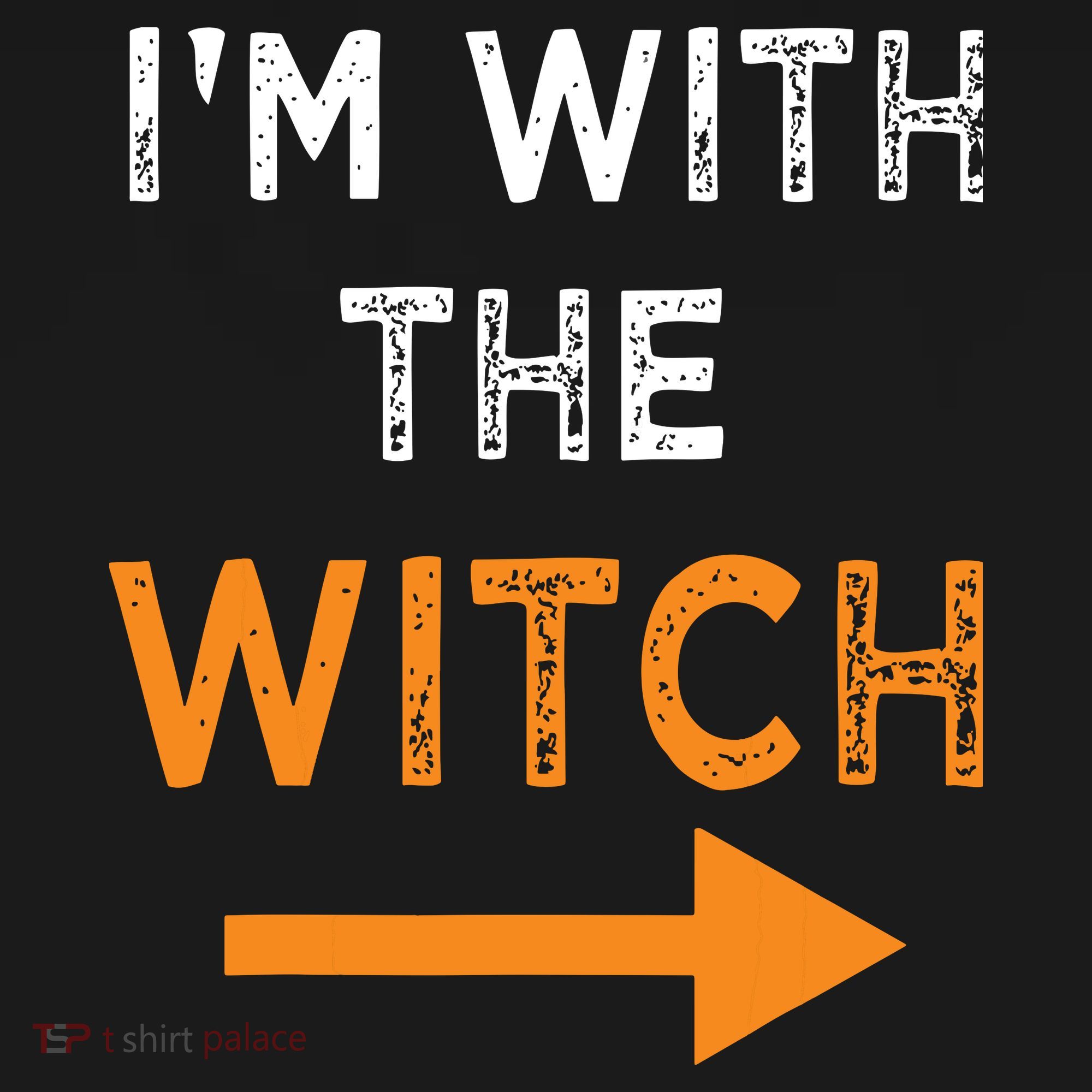 Halloween I'm With The Witch Funny Halloween Baby Bodysuit