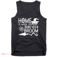 Home Is Where You Park Your Broom Tank Top thumb 0