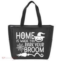 Home Is Where You Park Your Broom Tote Bag thumb 0