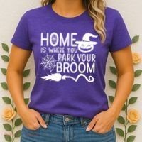 Home Is Where You Park Your Broom Women's T-Shirt thumb 2