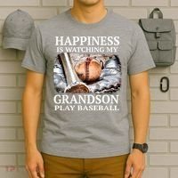 Happiness Is Watching My Grandson Play Baseball T-Shirt thumb 6