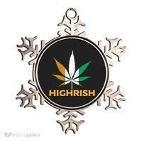 Highrish Irish Weed Leaf St Pattys Day Cool Stoner Cool Gift Ornament thumb 0