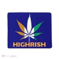 Highrish Irish Weed Leaf St Pattys Day Cool Stoner Cool Gift Mousepad thumb 0