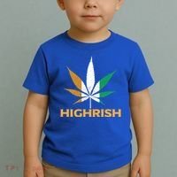 Highrish Irish Weed Leaf St Pattys Day Cool Stoner Cool Gift Toddler T-Shirt thumb 2