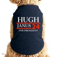 Hugh Janus 24 For President Funny 2024 Election Doggie Tank thumb 0
