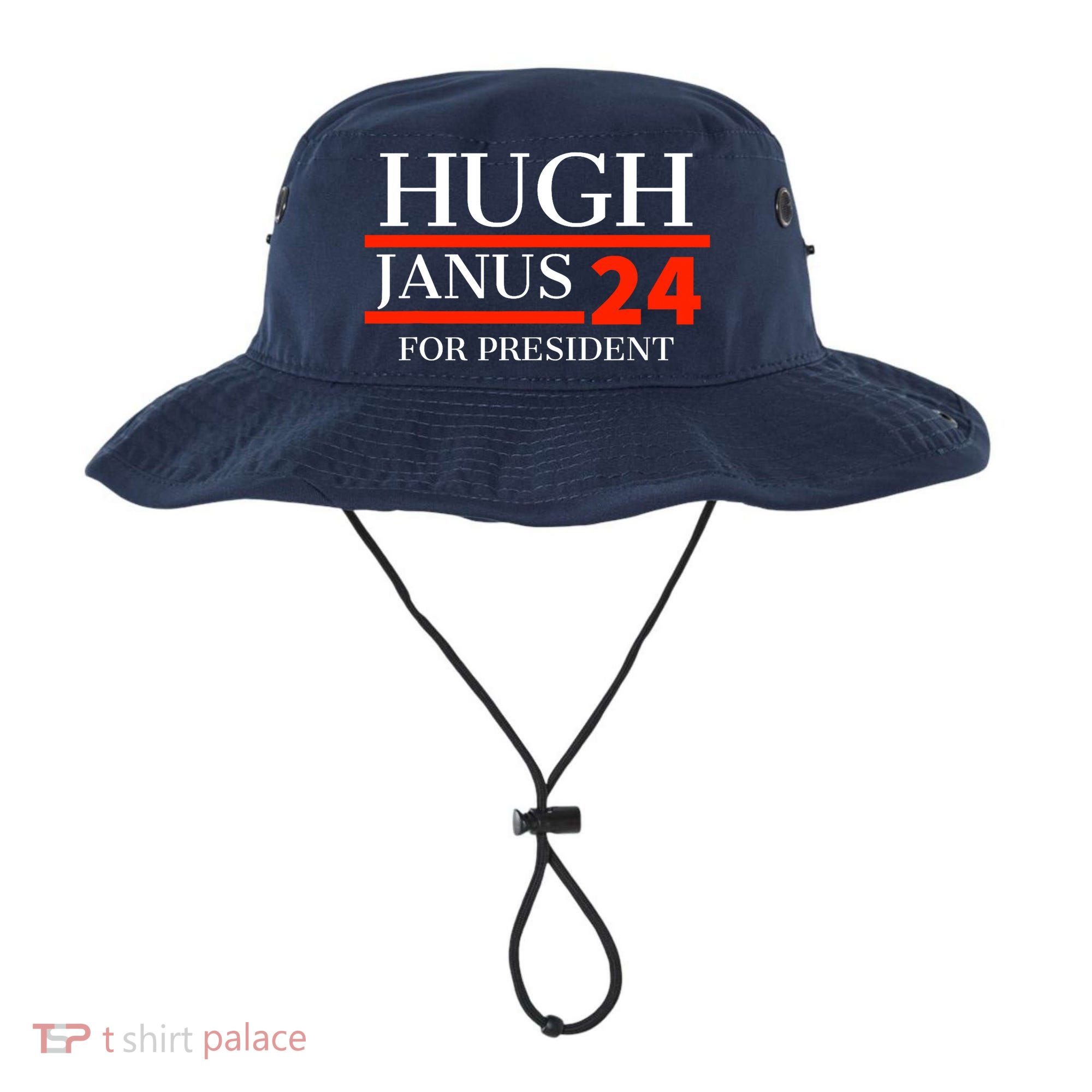 Hugh Janus 24 For President Funny 2024 Election Bucket Hat