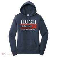 Hugh Janus 24 For President Funny 2024 Election Women's Hoodie thumb 0