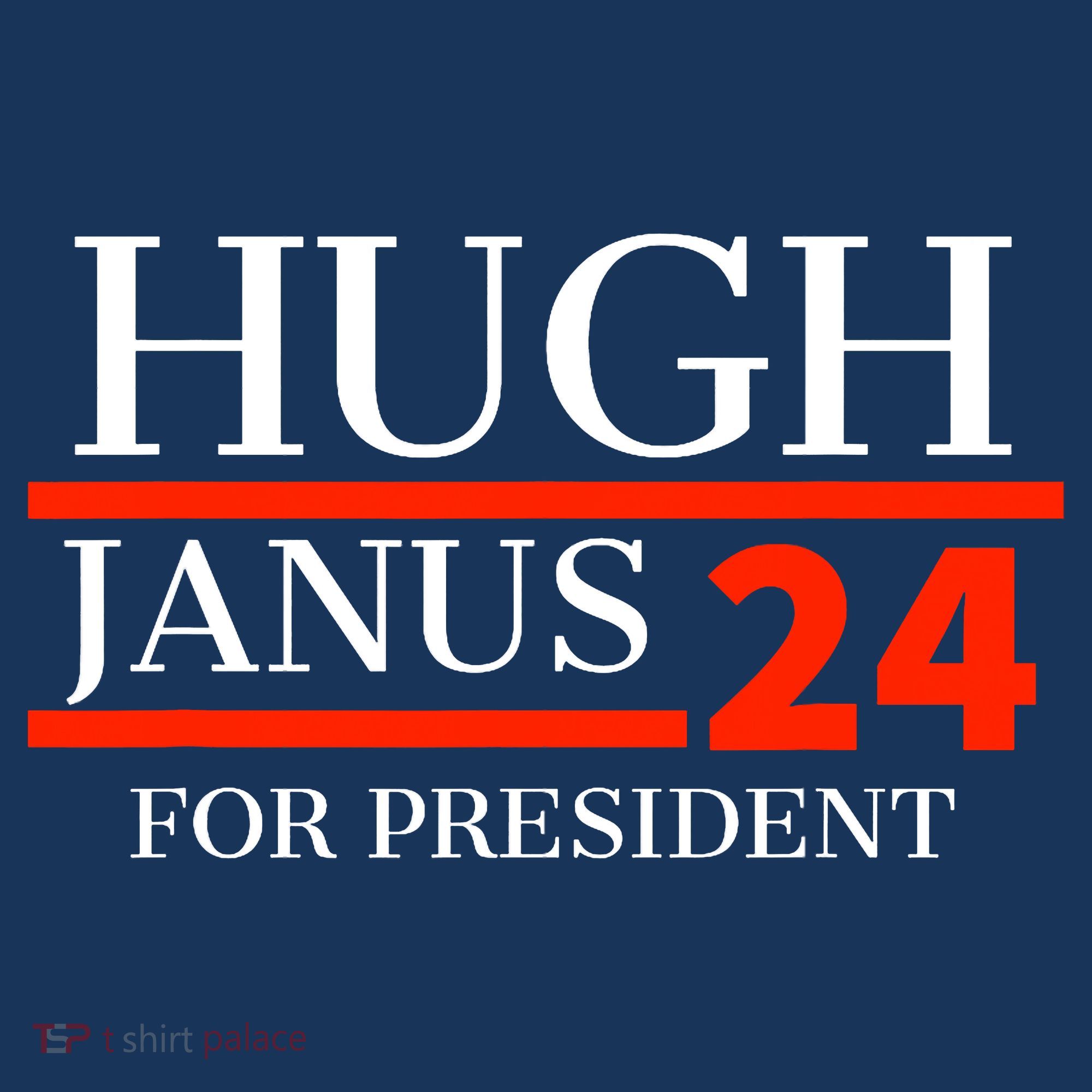 Hugh Janus 24 For President Funny 2024 Election Women's Hoodie