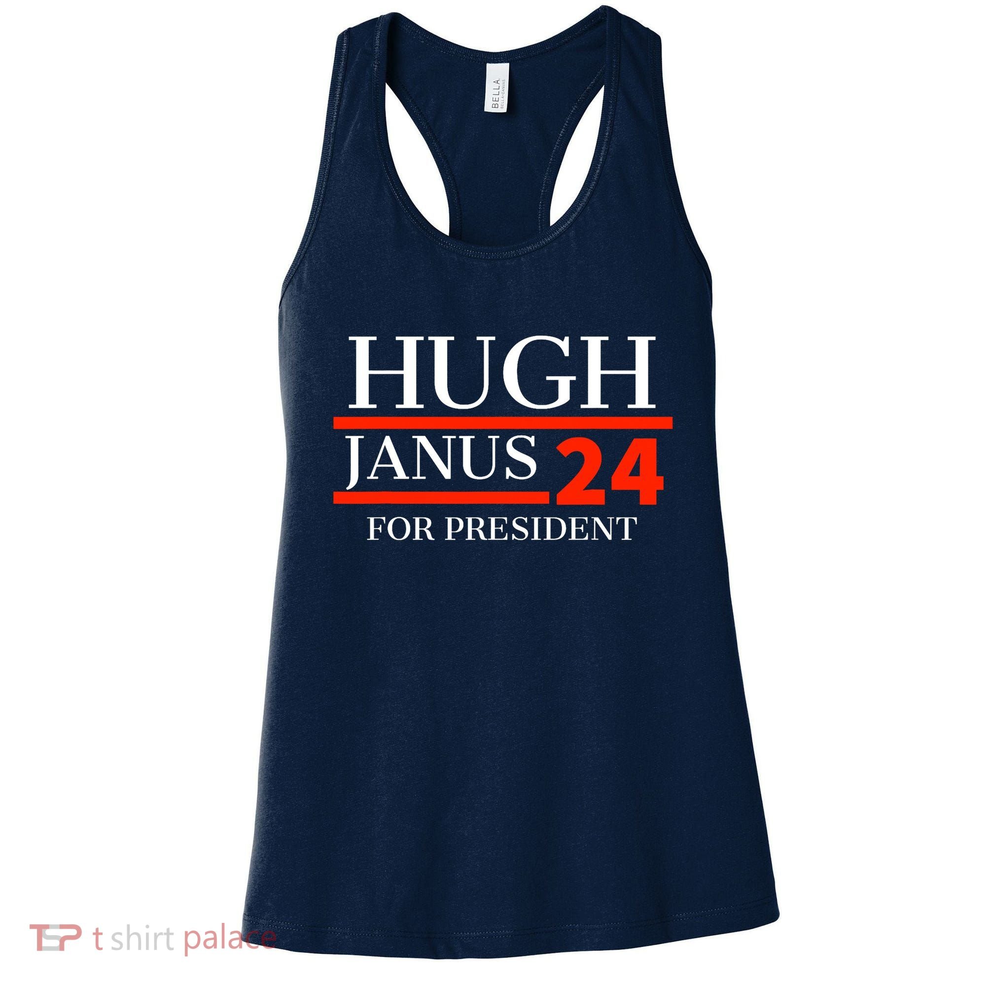 Hugh Janus 24 For President Funny 2024 Election Women's Tank Top