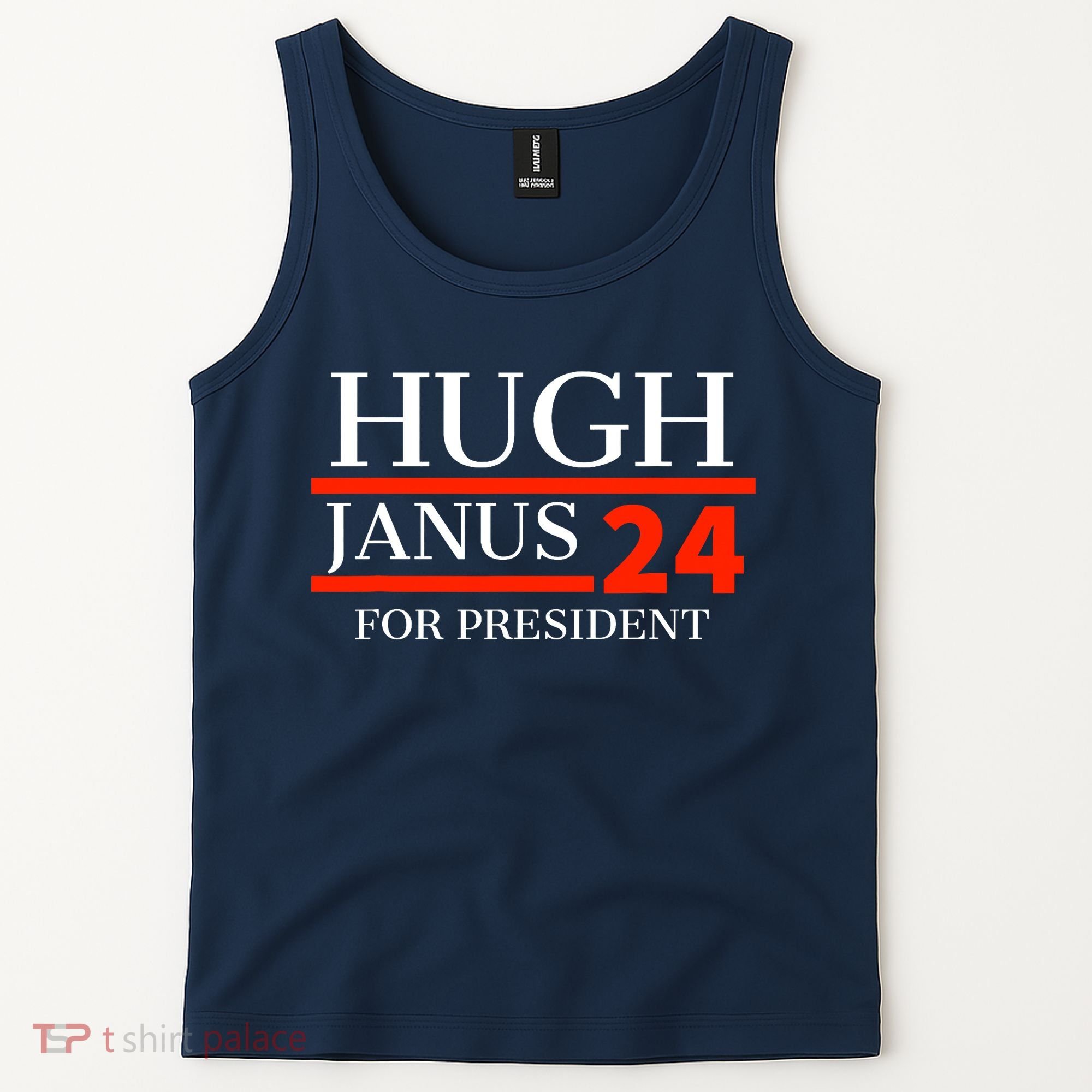 Hugh Janus 24 For President Funny 2024 Election Tank Top