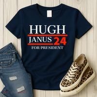 Hugh Janus 24 For President Funny 2024 Election Women's T-Shirt thumb 3